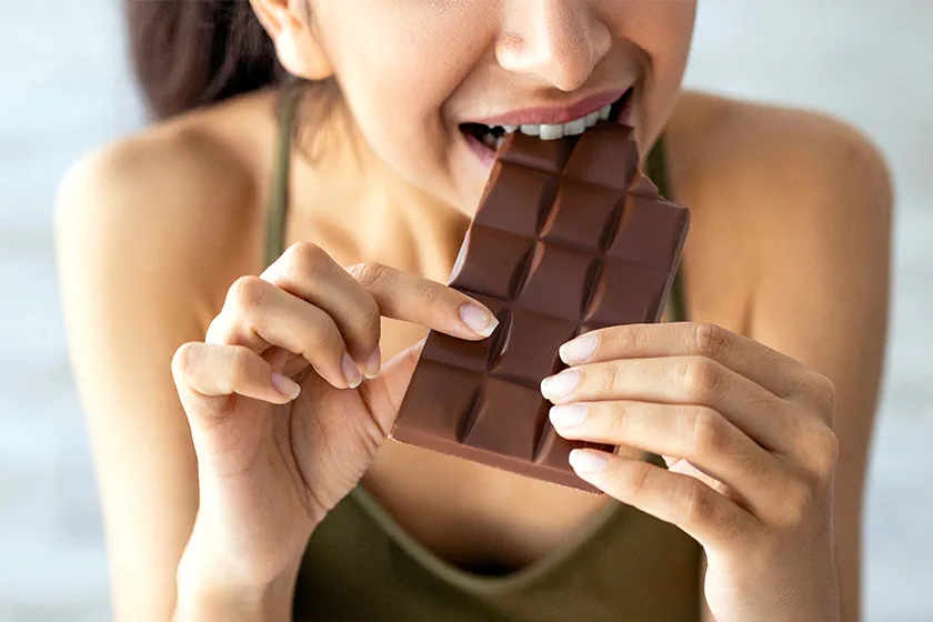 Many people enjoy chocolate as a guilty pleasure despite knowing it's not the healthiest choice.