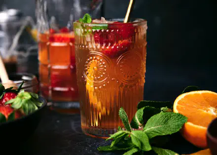 Cool off with this delightful Virgin Blanco de Verano, a light and fruity beverage perfect for summer days.